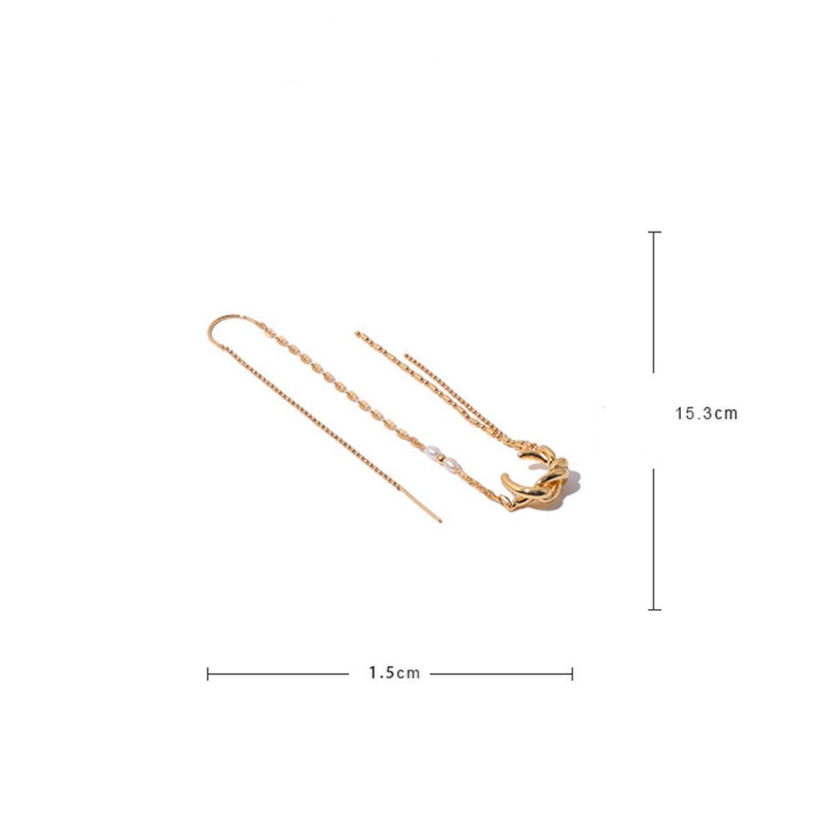 One Piece Earrings Pearl Ear Wire Wrap Design Ear Bone Cuff Clip For Women