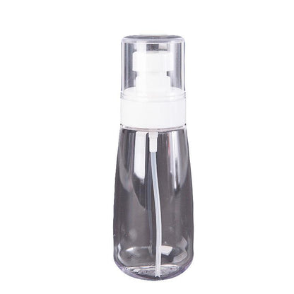 10pcs Portable Travel Emulsion Dispenser Bottle Press Pump Refillable Containers - Clear-100ml