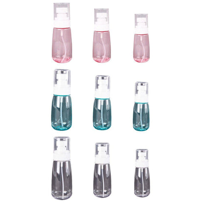 10pcs Portable Travel Emulsion Dispenser Bottle Press Pump Refillable Containers - Blue-30ml