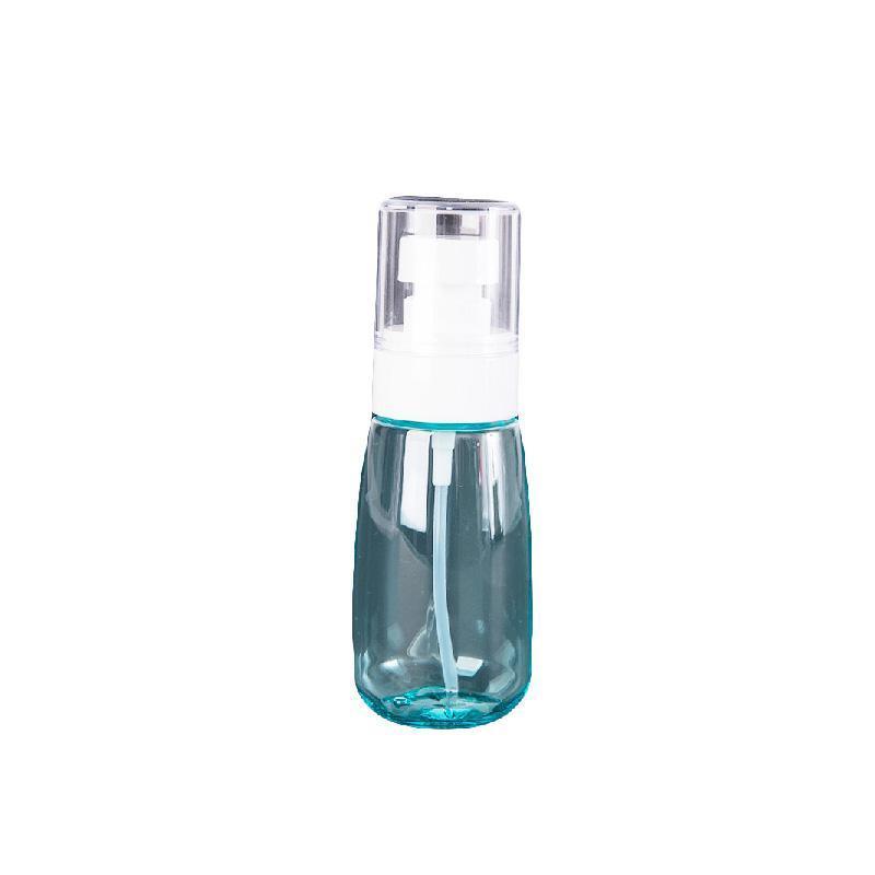 10pcs Portable Travel Emulsion Dispenser Bottle Press Pump Refillable Containers - Clear-30ml