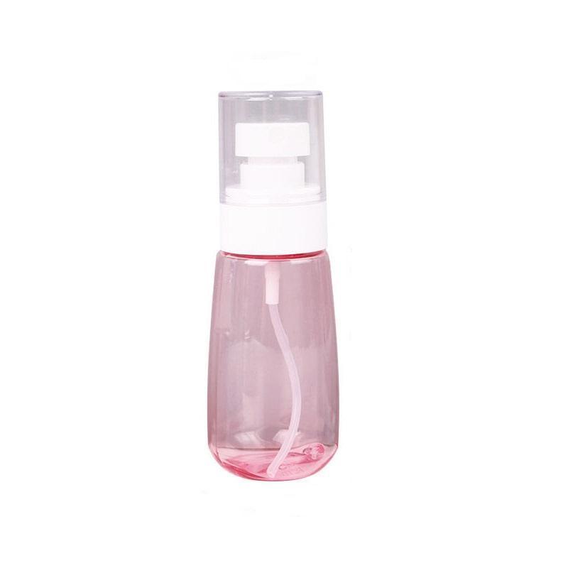 10pcs Portable Travel Emulsion Dispenser Bottle Press Pump Refillable Containers - Clear-30ml