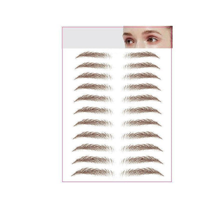 3D Waterproof Eyebrow Tattoo Sticker Hair-Like Natural Brows for Sparse Eyebrows - E11
