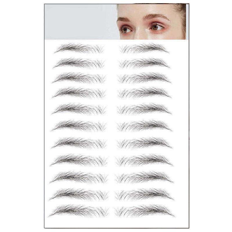 3D Waterproof Eyebrow Tattoo Sticker Hair-Like Natural Brows for Sparse Eyebrows - E13