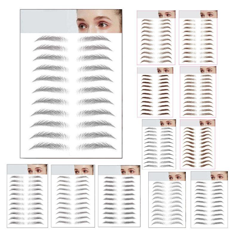 3D Waterproof Eyebrow Tattoo Sticker Hair-Like Natural Brows for Sparse Eyebrows - E14