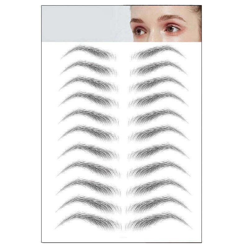 3D Waterproof Eyebrow Tattoo Sticker Hair-Like Natural Brows for Sparse Eyebrows - E16