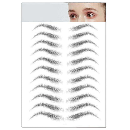 3D Waterproof Eyebrow Tattoo Sticker Hair-Like Natural Brows for Sparse Eyebrows - E16