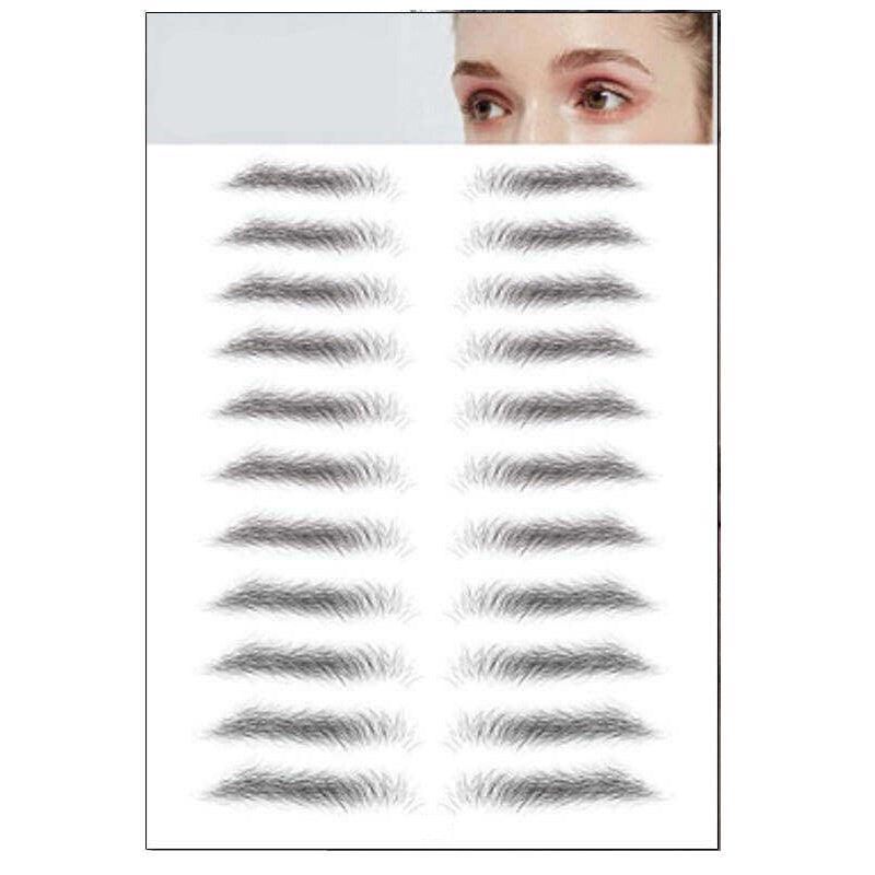 3D Waterproof Eyebrow Tattoo Sticker Hair-Like Natural Brows for Sparse Eyebrows - E17