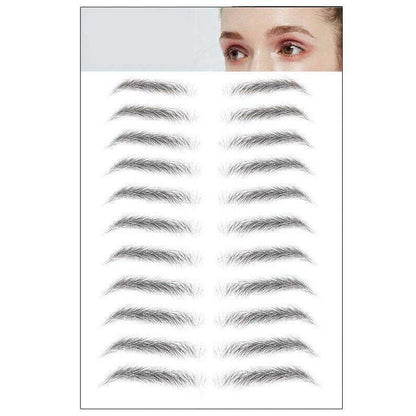 3D Waterproof Eyebrow Tattoo Sticker Hair-Like Natural Brows for Sparse Eyebrows - E17