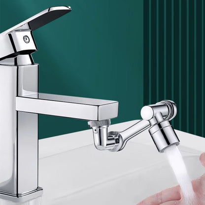 Multifunction Mechanical Arm Faucet Extender Rotatable Sink Tap Adapter Joint - Black