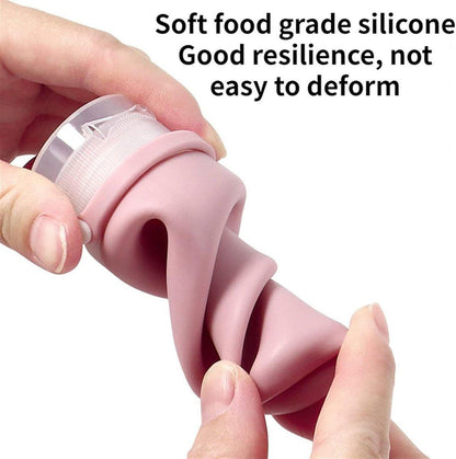 4pcs Travel Storage Bottles Set Refillable Silicone for Shampoo Lotion Cosmetics