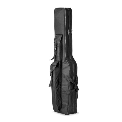 130cm Big Belly Fishing Tackle Bag Rod Storage Carry Case Outdoor Fishing Bag - Deep blue camouflage