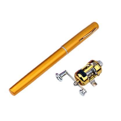 Mini Pen Fishing Rod Pocket Size Portable Telescopic Travel Fishing Pole Tool - Silver - Factory Direct Shop