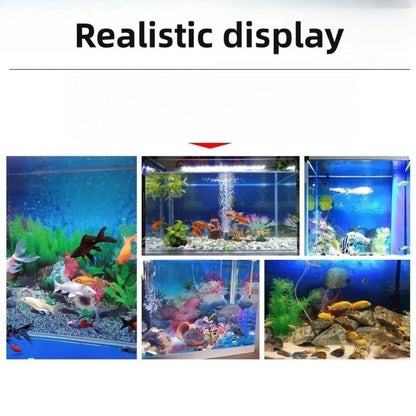 Aquarium Background Fish Tank Wallpaper Double Sided Decoration Sticker Paper - J-50cmx82cm
