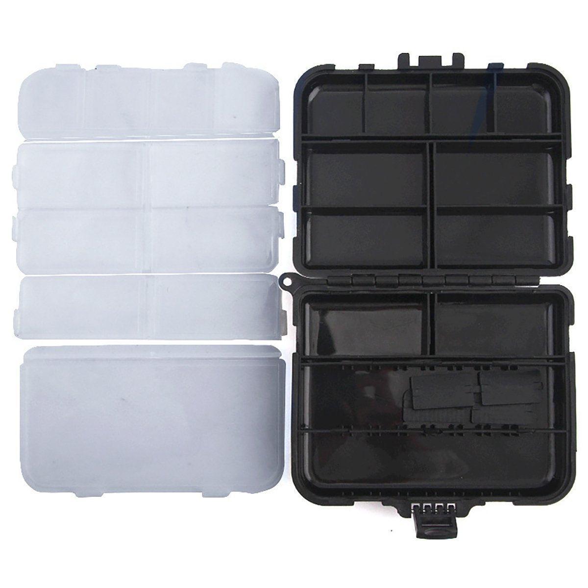 Fishing Accessories Storage Box with Hand Rope Hook Organizer for Fishing Gear - Large