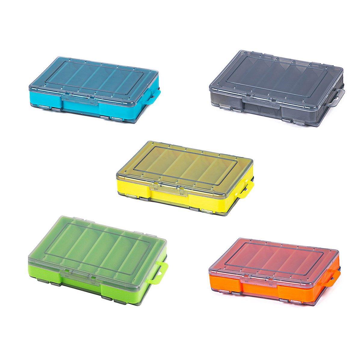 Multifunctional Fishing Bait Storage Box Accessories Gear Organizer Tool Box - Grey-S
