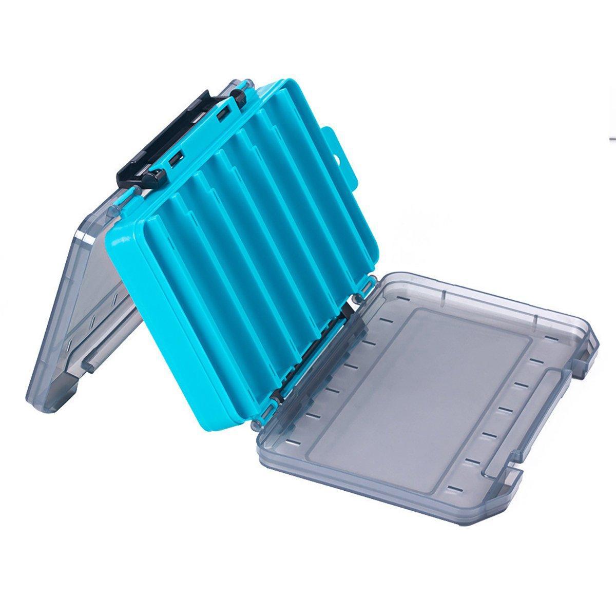 Multifunctional Fishing Bait Storage Box Accessories Gear Organizer Tool Box - Grey-S