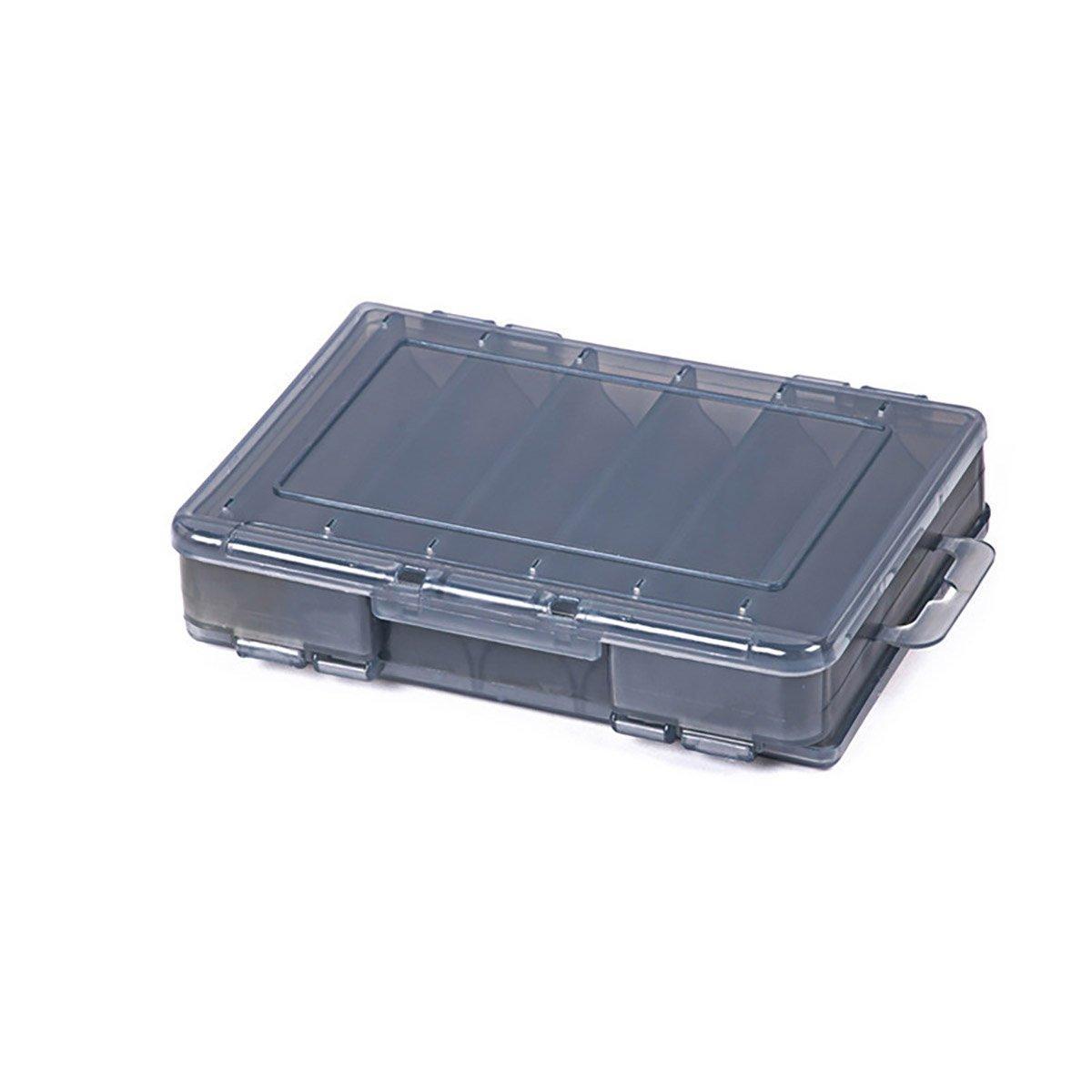 Multifunctional Fishing Bait Storage Box Accessories Gear Organizer Tool Box - Grey-S