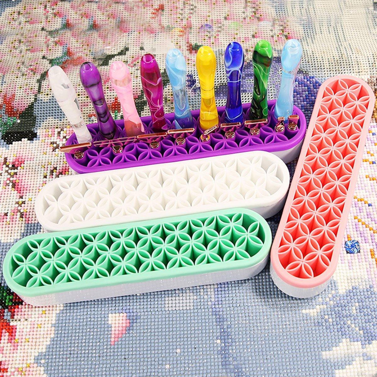 Silicone Makeup Organizer Cosmetic Storage Box Lipstick Brush Holder Desktop Box - Light Grey