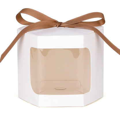 20PCS Small Gift Box Candy Storage Box Party Favor Treat Packaging Recyclable - Kraft-L