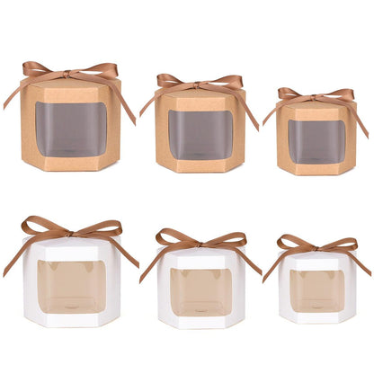 20PCS Small Gift Box Candy Storage Box Party Favor Treat Packaging Recyclable - Kraft-S