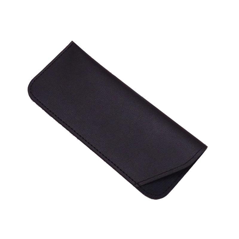 Pu Leather Eyeglass Sunglasses Reading Glasses Case Soft Pouch Bag Pocket - Green