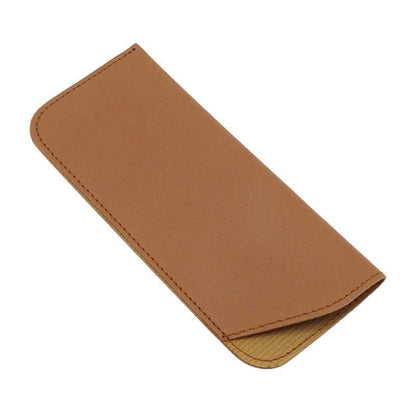 Pu Leather Eyeglass Sunglasses Reading Glasses Case Soft Pouch Bag Pocket - Green