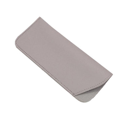Pu Leather Eyeglass Sunglasses Reading Glasses Case Soft Pouch Bag Pocket - Green