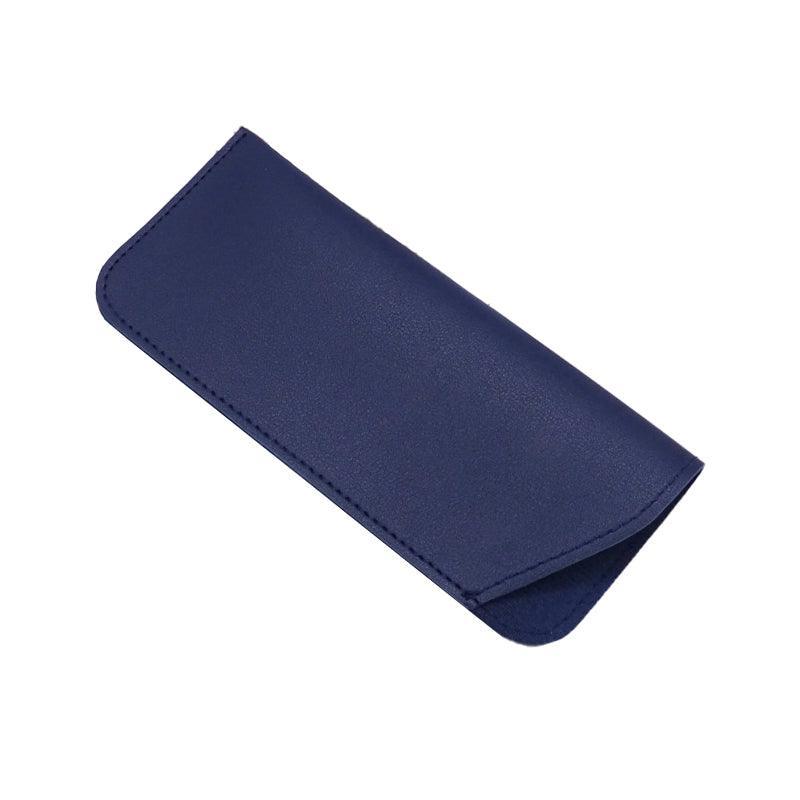 Pu Leather Eyeglass Sunglasses Reading Glasses Case Soft Pouch Bag Pocket - Green