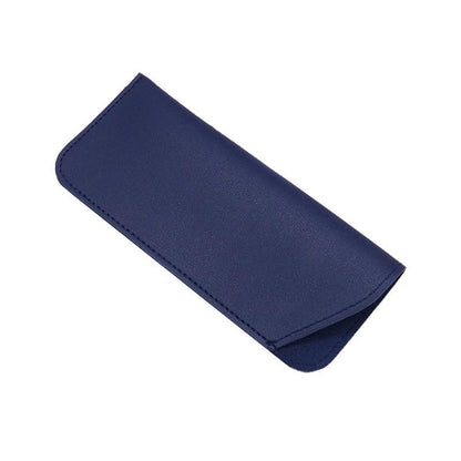 Pu Leather Eyeglass Sunglasses Reading Glasses Case Soft Pouch Bag Pocket - Green