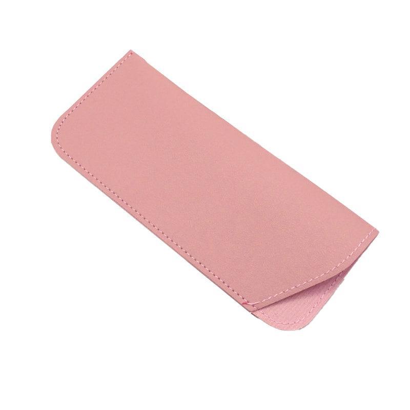 Pu Leather Eyeglass Sunglasses Reading Glasses Case Soft Pouch Bag Pocket - Green