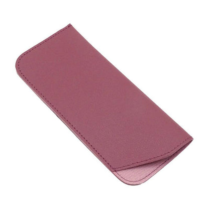 Pu Leather Eyeglass Sunglasses Reading Glasses Case Soft Pouch Bag Pocket - Green