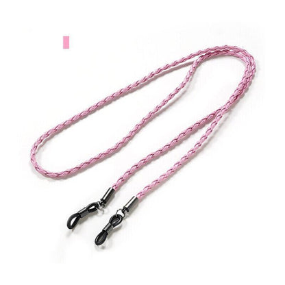PU Sunglasses Reading Glasses Spectacles Eyeglass Holder Strap Chain - Blue