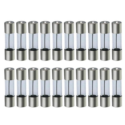 20Pcs M205 Glass Fuse 5Mm X 20Mm Slow Blow 250V / Select From 0.5A To 10A  Amp - 20PCS F6A