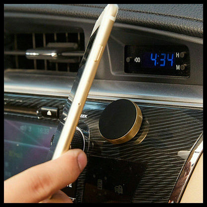 Universal Dashboard Phone Holder Car Mount Stand with Secure Grip - Gold *2