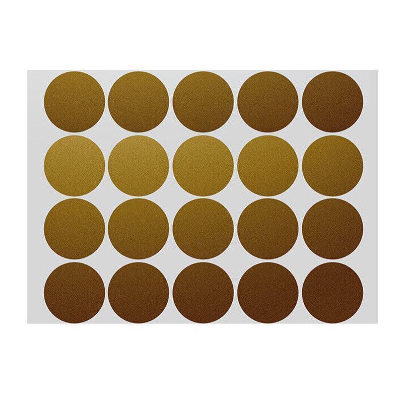 Gold Assorted Sizes Colour Sticker Dots Adhesive Round Labels Circular Spot Scrapbook - 25mm*40 Dots
