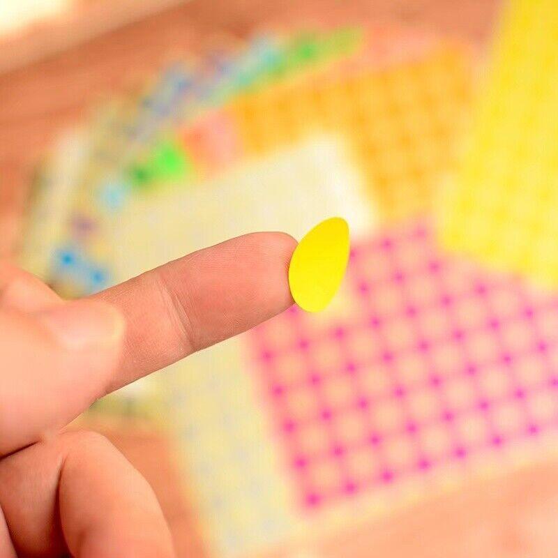Gold Assorted Sizes Colour Sticker Dots Adhesive Round Labels Circular Spot Scrapbook - 8mm*260 Dots