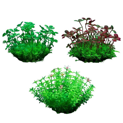 Artificial Water Grass Fish Tank Decoration Aquarium Landscape Simulation Plants - 01-3PCS
