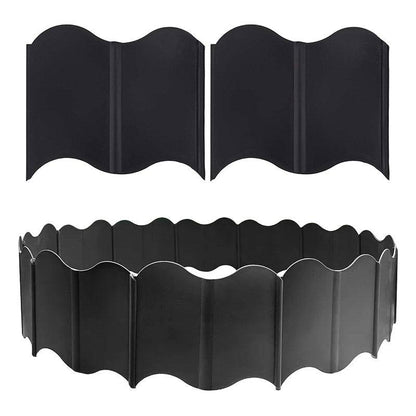 20PCS Garden Edging Fence Decorative Plastic Lawn Border Panels Landscaping - White