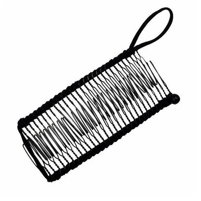 Vintage Banana Hair Clip Christmas Hair Claw Accessory Stretchable Banana Comb - 20 Teeth