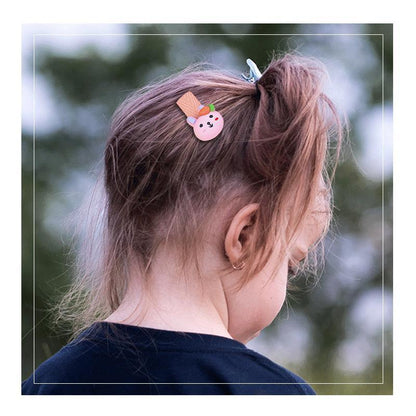26Pcs Hair Clips Set Snap Bows and Hairpins for Styling and Everyday Use - Heart ( Without Bottle)