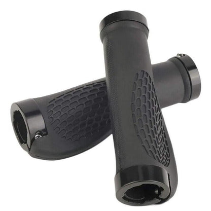 Ergonomic MTB Bike Handlebar Grips 2PCS Lock On Rubber Cycling Mountain Bicycle - Red