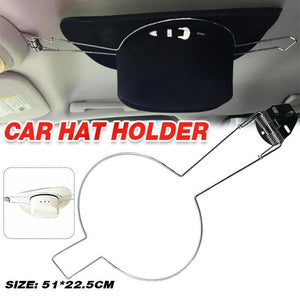 Car Hat Holder Spring Loaded Rack for Akubra Hard Hat Riding Helmet Storage