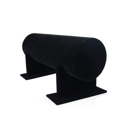 Jewelry Display Stand Headband Holder Organizer Chains Velvet Storage Rack - Black