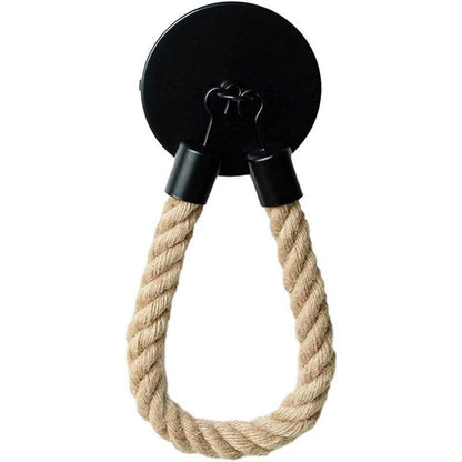 Black Wall Mounted Paper Towel Holder Hanging Roll Dispenser Kitchen Storage