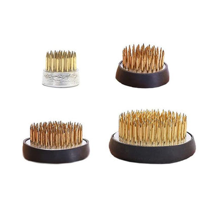 Round Flower Base Holder Spiky Frog Fixed Tool Floral Arrange For Ikebana Kenzan - 23mm
