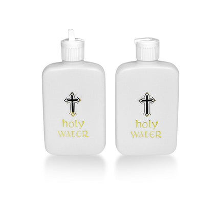 10XHoly Water Bottle Gold For Cross Plastic Portable Holy Water Container Easter