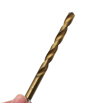 13pcs Quick Change Hss Titanium Drill Bits Hex Shank Set Soft Metal Wood Timber