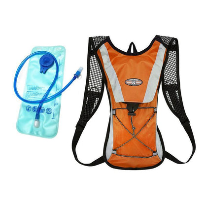 Hydration Pack Backpack Bag with 2L Water Bladder for Hiking Camping Cycling Running - Pink