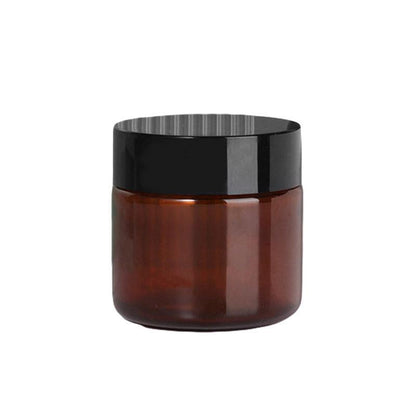 10pcs Brown PET Plastic Wide Mouth Bottles for Storage and Skincare Packaging - Frosted - 120ml