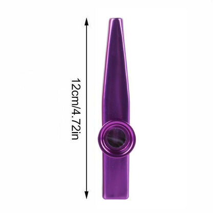 Kazoo Musical Instrument Mouth Flute Diaphragm Guitar Partner Harmonica Style - Red